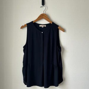 LOFT Navy Tank Blouse